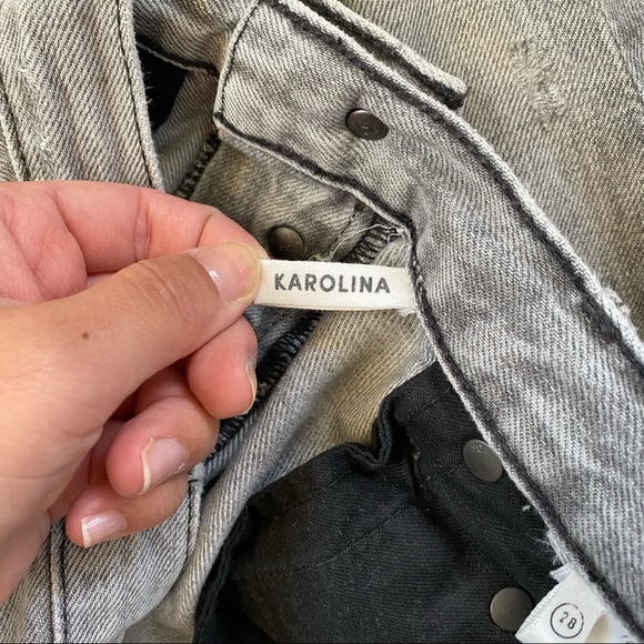 Grlfrnd Karolina Button Fly Jeans - Picture 4 of 12